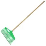 VASSOURA PLASTICA VERDE C/ CABO FJ-1026 TRAPP - Imagem 2