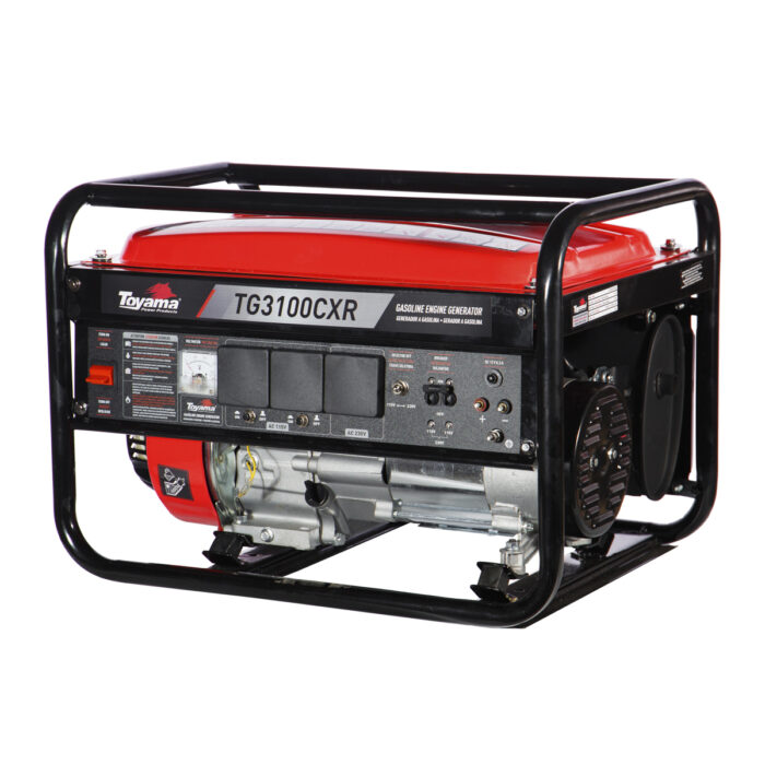 GERADOR TOYAMA A GASOLINA TG3100CXR, MONOFASICO, 115/230V, 60HZ, 3,1KW, PARTIDA MANUAL - Imagem 3