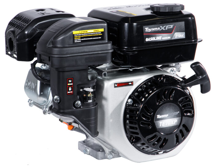 MOTOR TOYAMA A GASOLINA TE70-XP, 4T, MULTIUSO, 7,0HP MAX, 210CC, PARTIDA MANUAL, COM SENSOR DE OLEO - Imagem 2