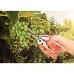 TESOURA DE PODA METALICA, RALEIO PROFISSIONAL, COM CABO METALICO EMBORRACHADO, ENCARTELADO TRAMONTINA - Imagem 3
