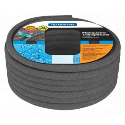 MANGUEIRA TRANSPIRANTE EM PVC PARA JARDIM DE 1/2, COM 15 METROS TRAMONTINA
