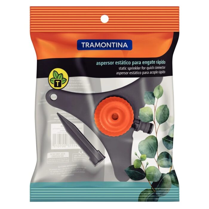 ASPERSOR ESTATICO EM PLASTICO COM BASE DE APOIO E PONTALETE, PARA ENGATE RAPIDO TRAMONTINA - Imagem 2