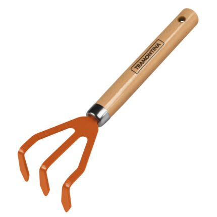 ANCINHO METALICO 3 DENTES COM CABO DE MADEIRA TRAMONTINA
