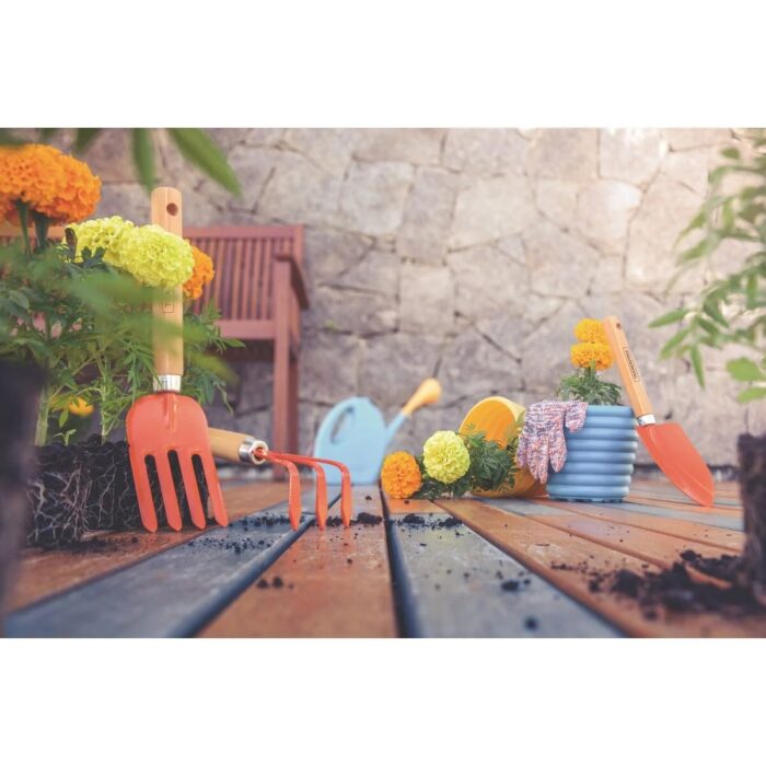 ANCINHO METALICO 3 DENTES COM CABO DE MADEIRA TRAMONTINA - Imagem 3