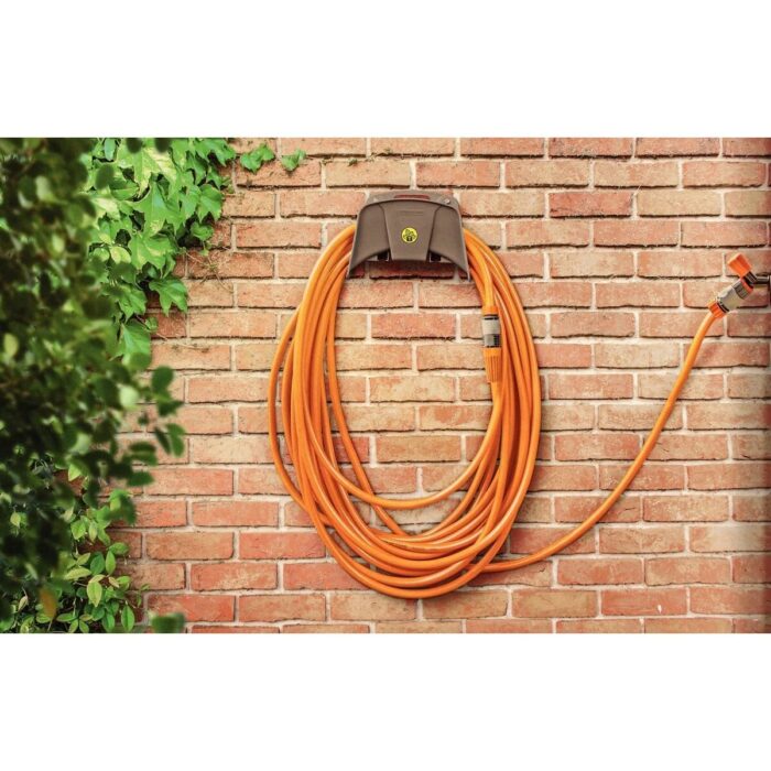 SUPORTE FIXO MAIOR EM PLASTICO PARA MANGUEIRA DE 1/2 DE 25 A 30 METROS TRAMONTINA - Imagem 2