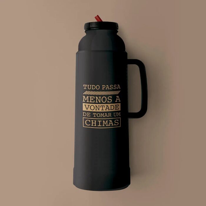 GARRAFA TERMICA MOR USE FARROUPILHA PRETA 1L - Imagem 3