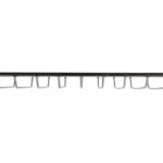 GRELHA RETA SIMPLES 02 MOR 71X30CM - Imagem 4