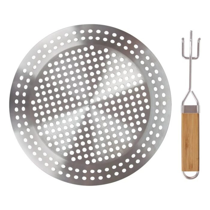 FRIGIDEIRA INOX PARA GRELHAR MOR 2 EM 1 30,5CM - Imagem 2