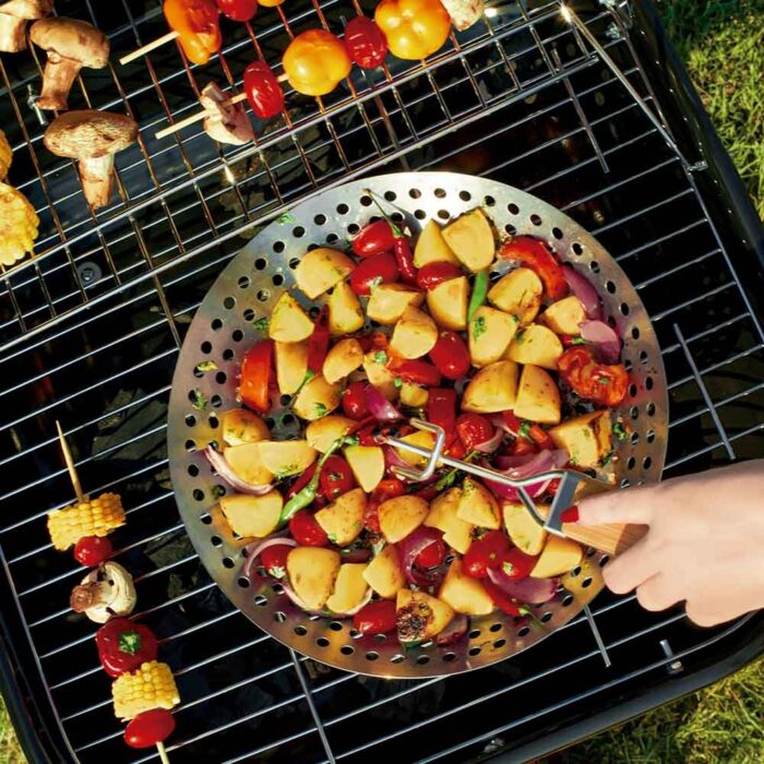 FRIGIDEIRA INOX PARA GRELHAR MOR 2 EM 1 30,5CM - Imagem 4