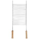 GRELHA RETA SIMPLES 03 MOR 86X38CM - Imagem 3