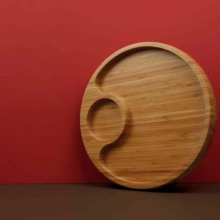 GAMELA 2 DIVISORIAS BAMBOO MOR 32CM - Imagem 5