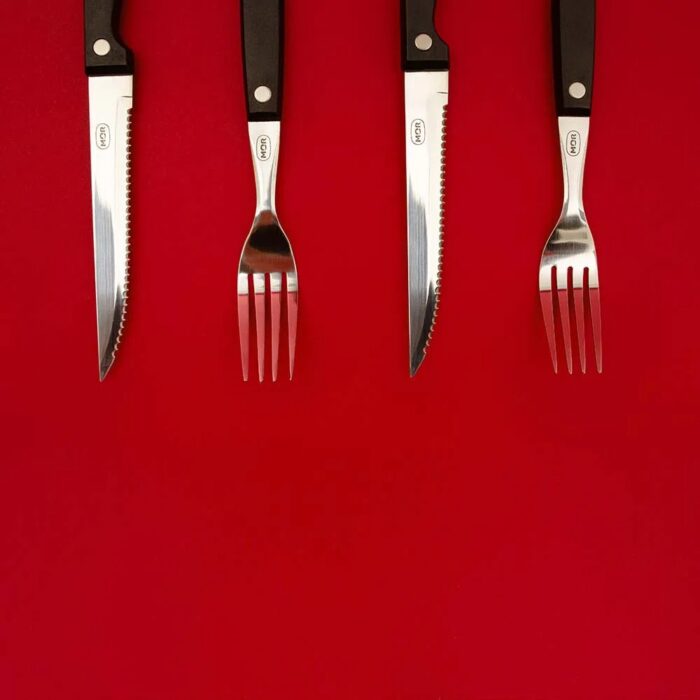 KIT GARFO E FACA MOR 8PCS - Imagem 2