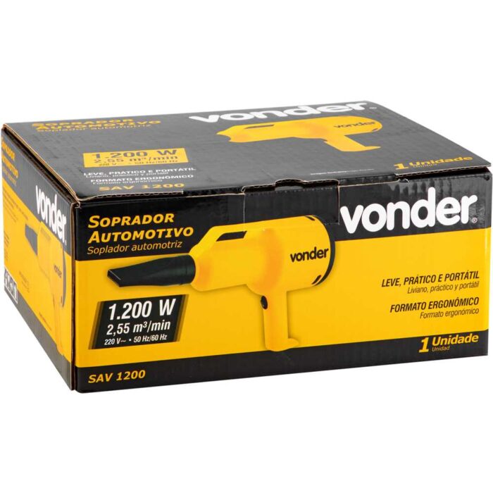 SOPRADOR AUTOMOTIVO 1200W SAV1200 220V V - Imagem 8
