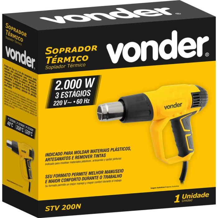 SOPRADOR TERMICO STV200N 220V VONDER - Imagem 4