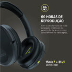WAAW HEADPHONE BLUETOOTH NOISE CANCELLING SENSE 300 - Imagem 12