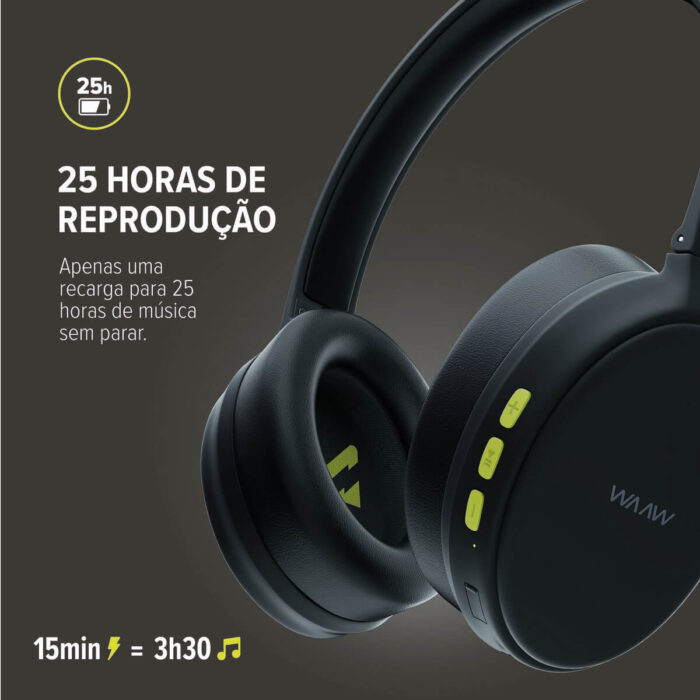 WAAW HEADPHONE BLUETOOTH SENSE 200 - Imagem 10