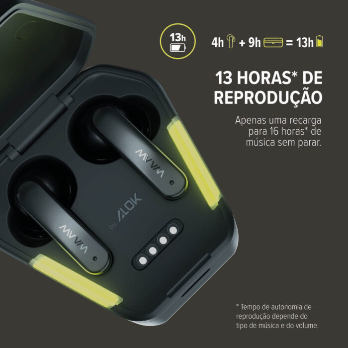 WAAW EARPHONE BLUETOOTH GAMER ENERGY 100 - Imagem 8
