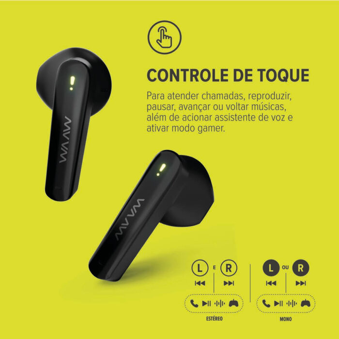 WAAW EARPHONE BLUETOOTH MOB 200 - Imagem 11