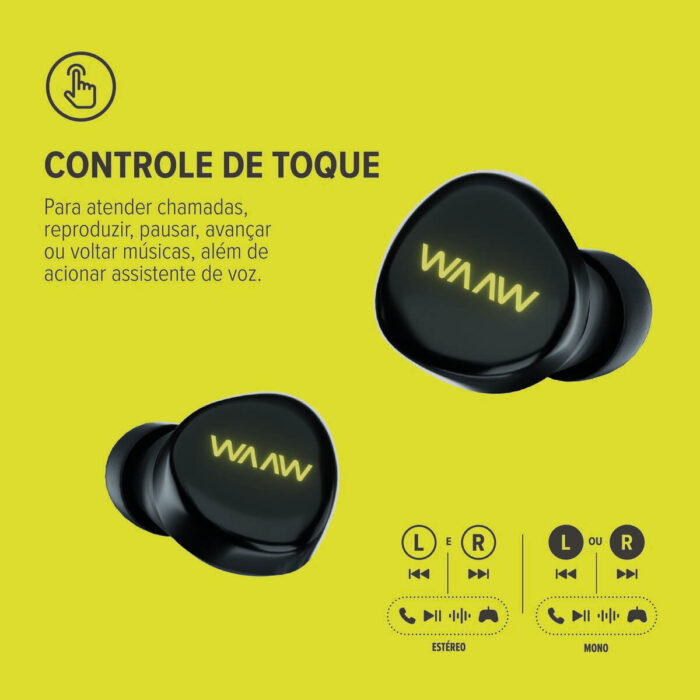 WAAW EARPHONE BLUETOOTH MOB 100 - Imagem 11