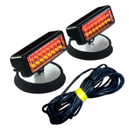 CONJUNTO DE SINALIZAÇÃO ASA DELTA 12V - CHICOTE 7MTS