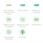 TORNEIRA ZAGONEL PRIMA ELETRONICA 5500W 220V BRANCO CX.PR - Imagem 7