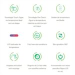 TORNEIRA ZAGONEL PRIMA ELETRONICA 5500W 220V BRANCO CX.PR - Imagem 6