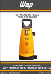 Vista explodida da lavadora WAP Premium 2600